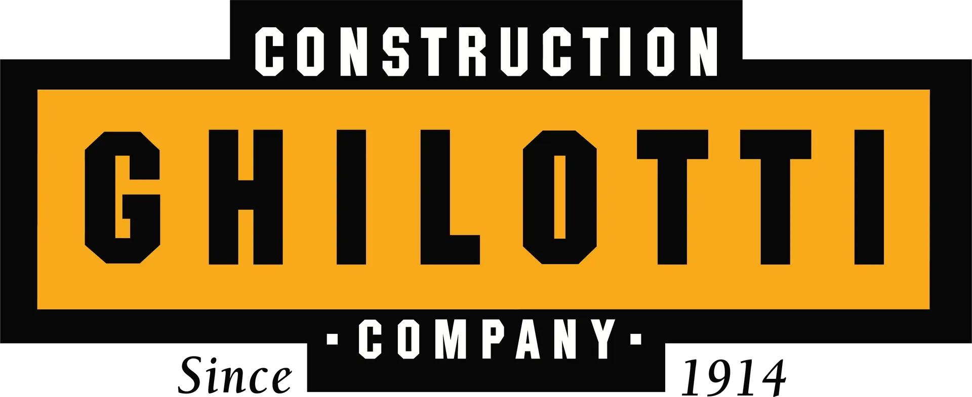 Ghilotti Construction Company full color logo with no employee owned banner