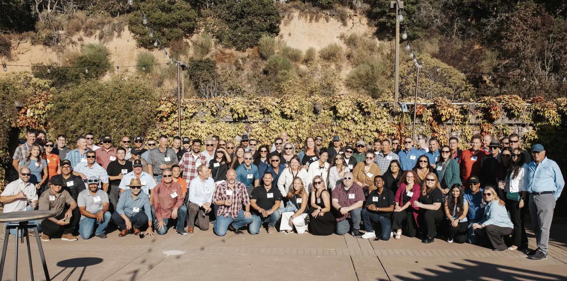 Group picture of Ghilotti Construction Company employees